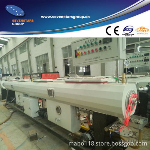 PVC Water Pipe Extrusion Machine with Double Screw Extruder